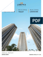 Oberoi Realty Annual Report 2018-19