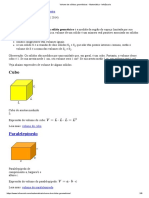 Volume de Sólidos Geométricos - Matemática - InfoEscola