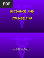 Guidance and Counseling