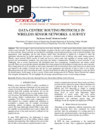 Data-Centric Routing Protocols in Wireless Sensor Networks: A Survey