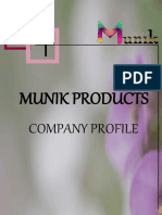 Munik Products: Company Profile