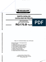 Catalogo de Peças Motoniveladora New Holland Rg170b (Cabine Quadrada)