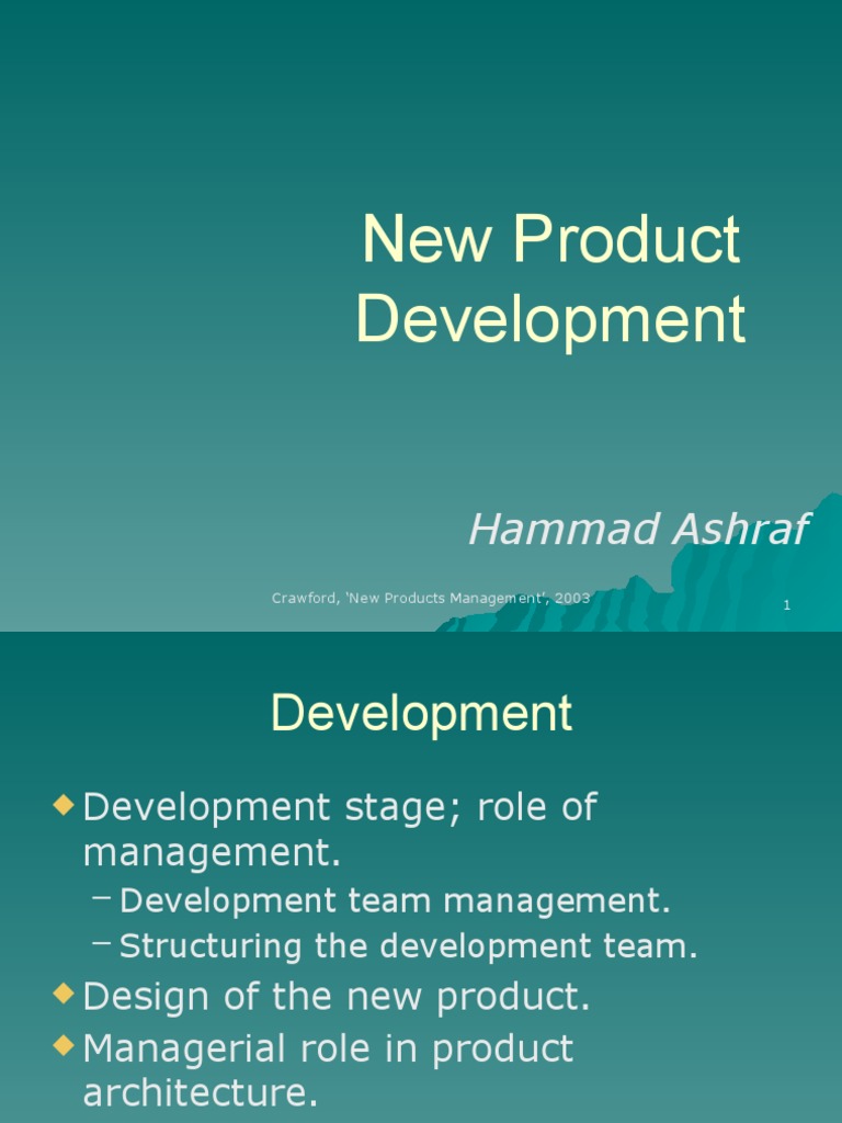 New Product Development Management Guide | PDF | New Product ...