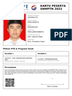 Kartu Peserta SNMPTN 2022: 4220361375 Reza Winata 0042653245 Man Labuhanbatu Kab. Labuhan Batu Prov. Sumatera Utara