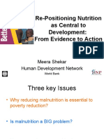 Re-Positioning Nutrition As Central To Development: From Evidence To Action