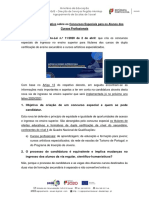 Doc. Informativo Do Concurso Especial OEP - 12ºano