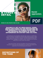 Oppression Types. Racial Oppression