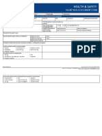 Plant Risk Assessment Form