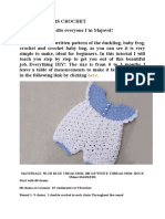 Baby Rompers Crochet