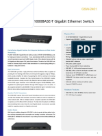 24-Port 10/100/1000BASE-T Gigabit Ethernet Switch