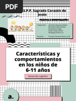 Características y Comportamientos Del Niño - D. Cognitivo