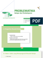  Problematika Belajar Dan Pembelajaran