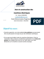 3-Cours Conception - Dimensionnement Et Fabrication Des Machines Électriques