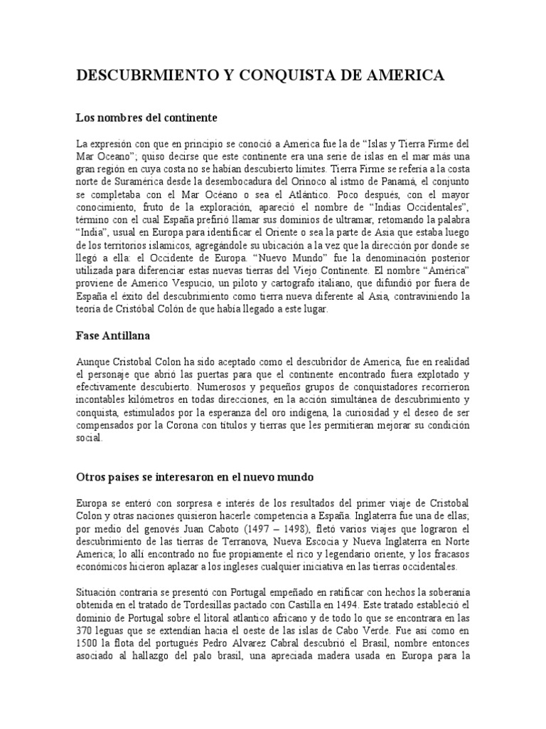 Fases de La Conquista | PDF | Américas | Imperio español