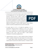 Ficha de Exercícios 1 de Investigação Operacional