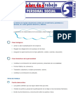 Tipos de Familias para Quinto Grado de Primaria