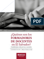 Quienes Son Los Formadores de Docentes