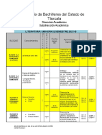 Temario Literatura I 2021 B