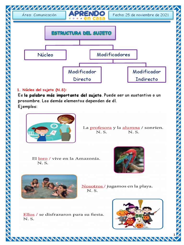 ESTRUCTURA DEL SUJETO Mila - Pdfrafaella Onofre | PDF | Asunto ...