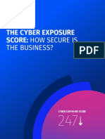 The Cyber Exposure Score: How Secure Is