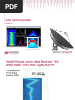 Topic 2 - Vector Signal Analysis Fundamental, Keysight