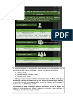 Explicación en Cada Infografia Modificacion A La Explicacion Con Prueba Molecular