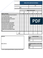 Chek List de Arnes de Seguridad