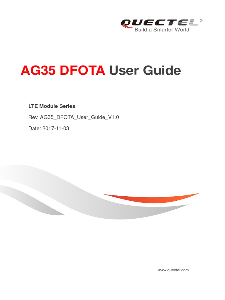 Quectel AG35 DFOTA User Guide V1.0 | PDF | File Transfer Protocol ...