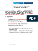 Contrato de Esp. Primaria para 2º y 4º Grado