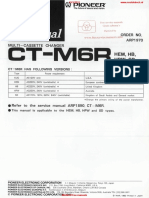 Pioneer CT-M6R - Service Manual