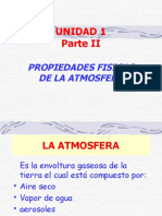 Propiedades físicas de la atmósfera