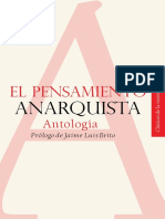 El Pensamiento Anarquista - Antología - Prólogo de Jaime Luis Brito.[Ed. Universidad Autónoma Del Estado de Morelos. México. 2015]