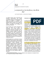 7 - Gardner e Mansilla, Enseñar para La Comprensión en Las Disciplinas