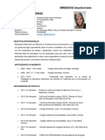 Curriculum Vitae Vanessa Díaz Actualizado 2022