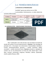 Personalidad Temas 7.1.2 y 7.1.3 - Teorías Biológicas y Aproximaciones Clínicas