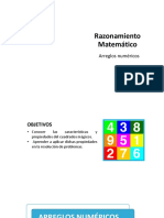 arreglos numericos cuadrado magico