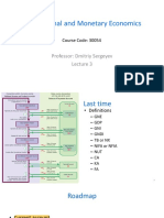 Lecture 3-International Monetary Econ