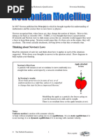 FSMQ Newtonian Modelling