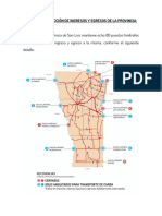 PROTOCOLO DE ACCIO Ün DE INGRESO Y EGRESO DE LA PROVINCIA