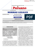 Decreto Supremo N°005-2022-PCM