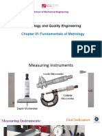 Metrology and Quality Engineering: Chapter 01:fundamentals of Metrology