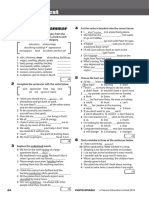 End of Year Test: Vocabulary Grammar