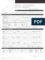 Solicitud de Vinculacioìn y Actualizacioìn de Datos para Personas Juridicas