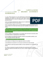 Práctica Sobre Capitulaciones Matrimniales y Régimen Económico Matrimonial