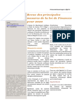 FR Algerie PWC Revue Des Principales Mesures de La Loi de Finances 2020