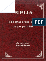 Biblia - Cea Mai Citita Carte