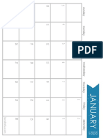 2021 Free Printable Calendar Horizontal