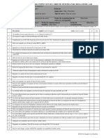 Lista de Verificacion para Inspeccion de Carro de Muestra para Regla 88 Del AAR-Rule 88 Sample Car Checklist