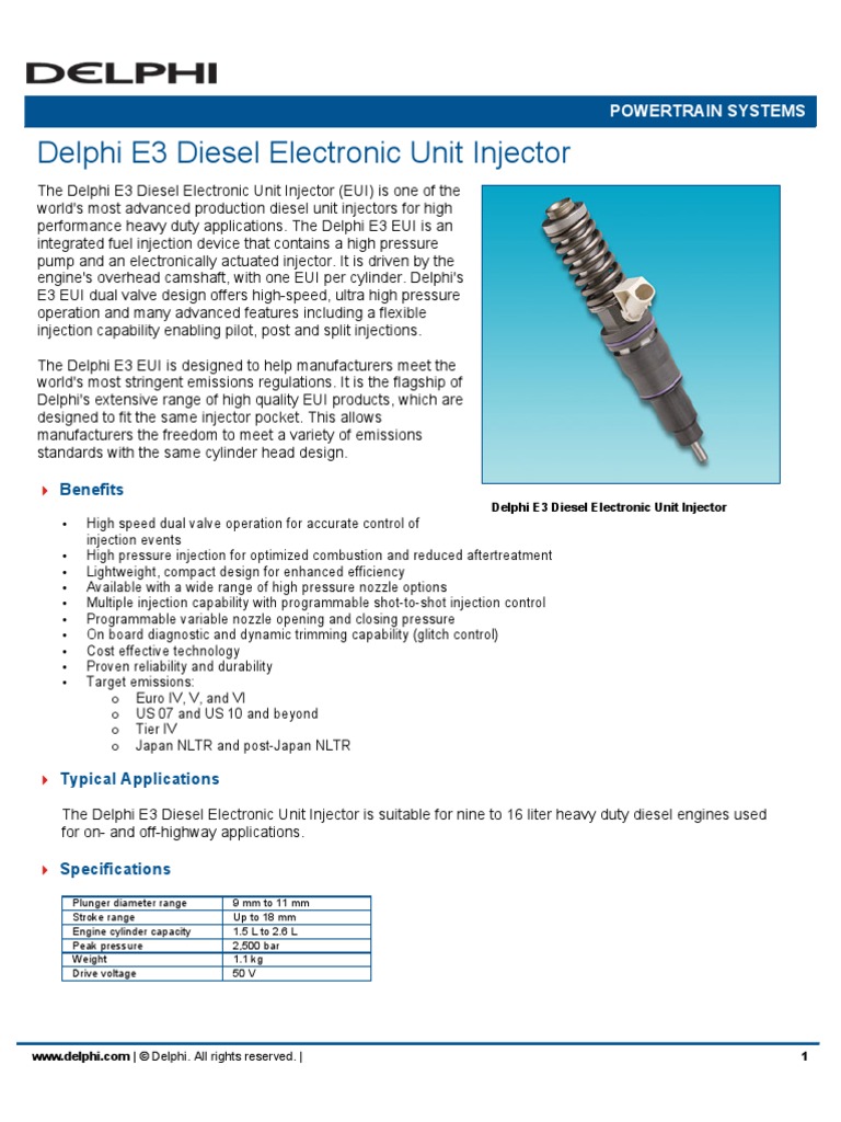 Delphi Volvo E3 | PDF
