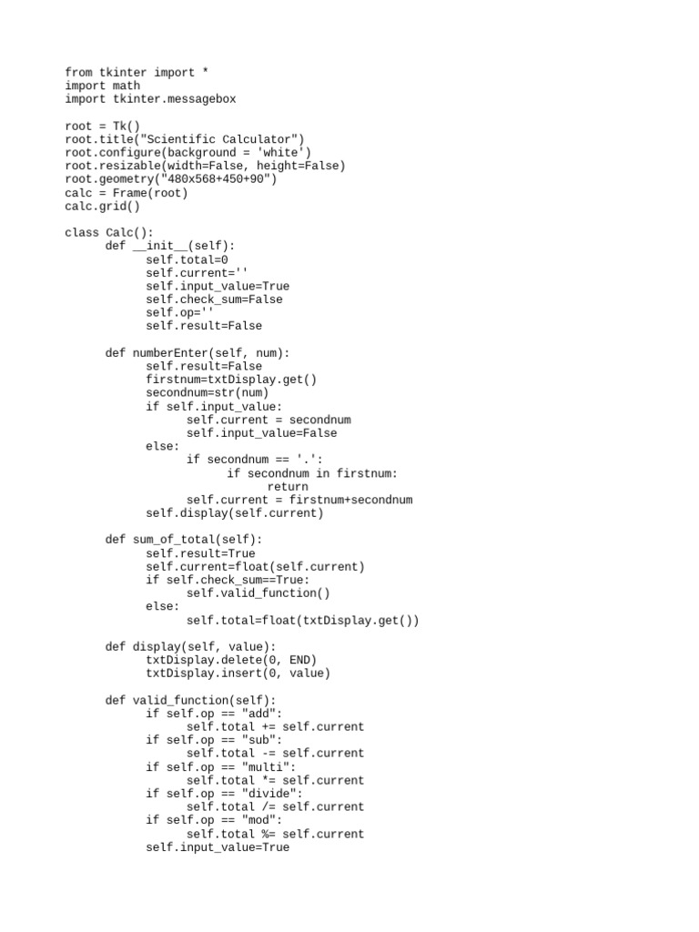 Scientific Calculator PDF Mathematics Special Functions